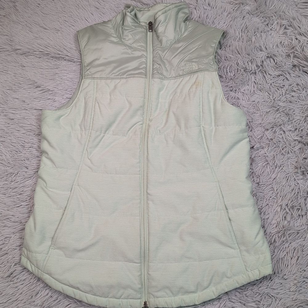 The North Face Vest Womens L Green Outdoors Activewear Gorpcore Comfort Pockets